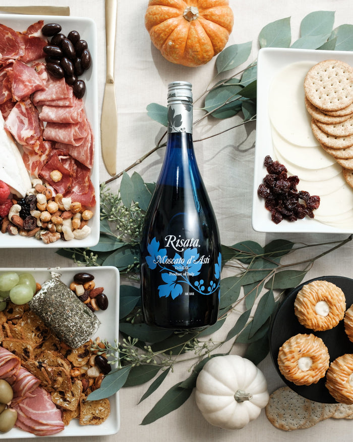 Risata Moscato d'Asti, D.O.C.G., Piedmont Italy, 5.5% ABV, 750ml Glass Bottle, 3 - 240ml Servings