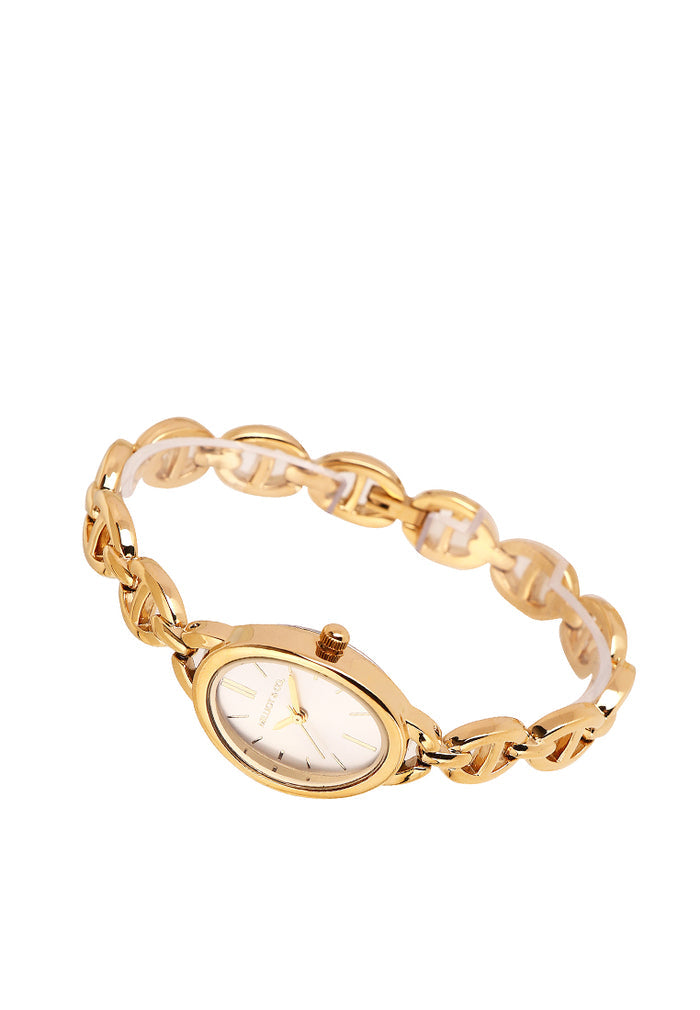 Ruby Classic Bracelet Analog  Watch (Gold)