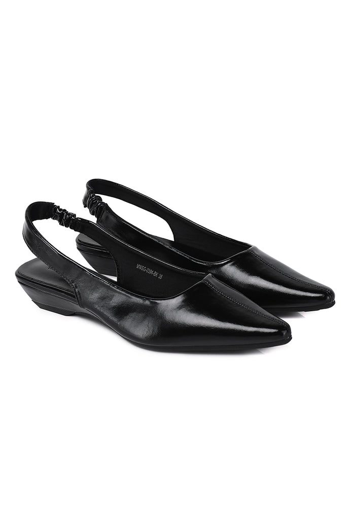 Sage Wedge Pumps (Black)