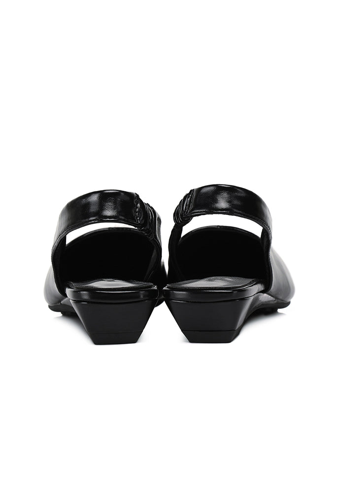 Sage Wedge Pumps (Black)
