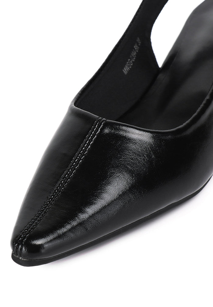 Sage Wedge Pumps (Black)