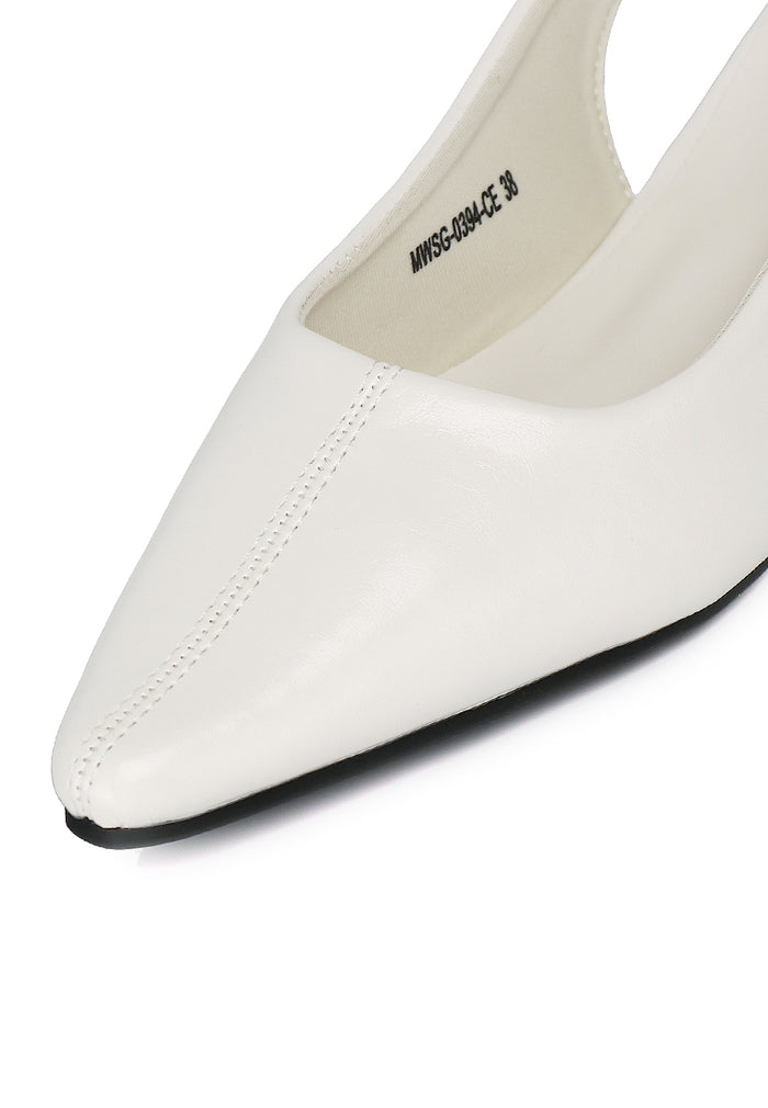 Sage Wedge Pumps (Cream)