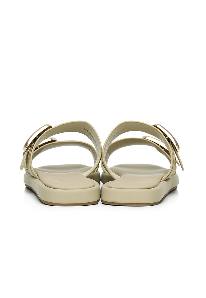Samyan Buckled Strap Sandals (Olive)