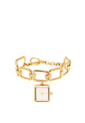 Scarlett Stainless Steel Chain Bracelet Watch (Gold)