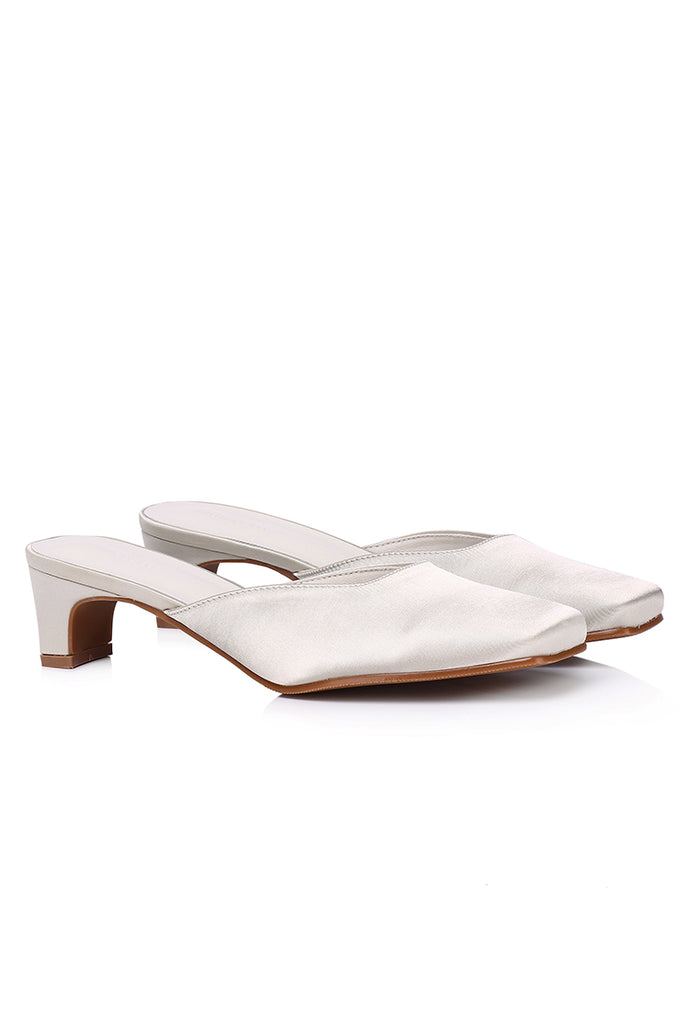 Seniya Square Toe Heels (Ash)