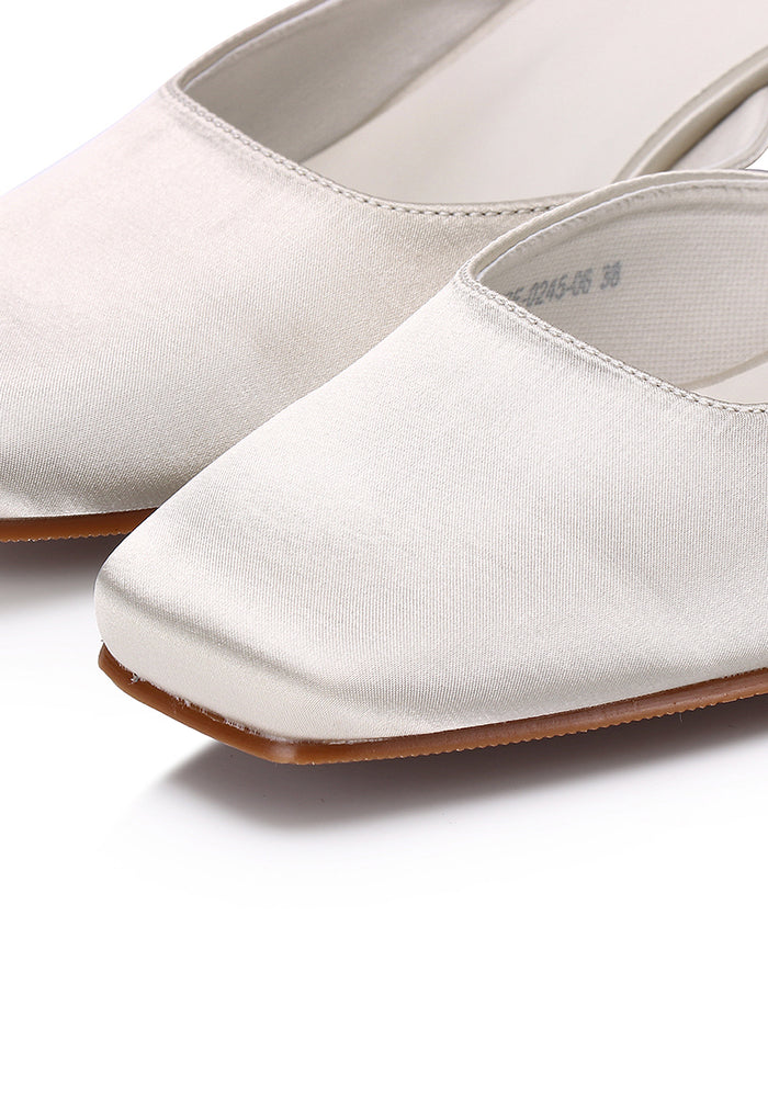 Seniya Square Toe Heels (Ash)