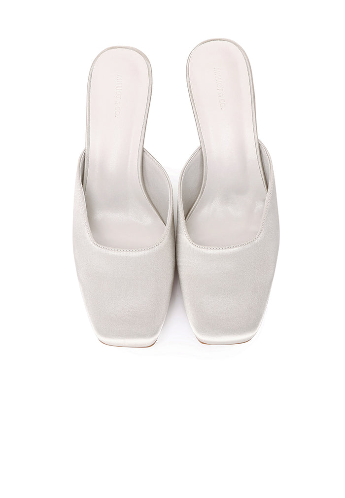 Seniya Square Toe Heels (Ash)