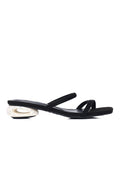 Sherry Strappy Oval Heels (Black)