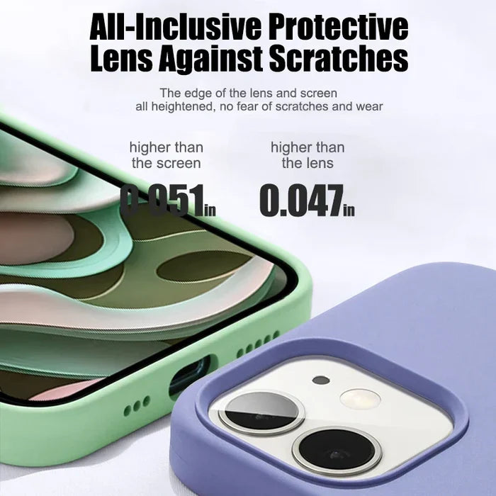 Shop Shockproof Matte Phone Case for iPhone 11–17 Pro Max & Plus – Anti-Fingerprint TPU Cover