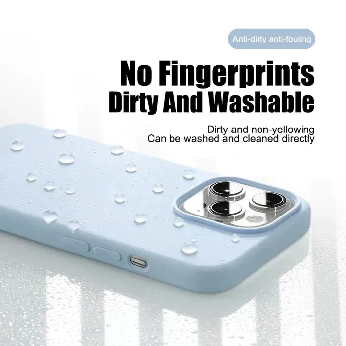 Shop Shockproof Matte Phone Case for iPhone 11–17 Pro Max & Plus – Anti-Fingerprint TPU Cover