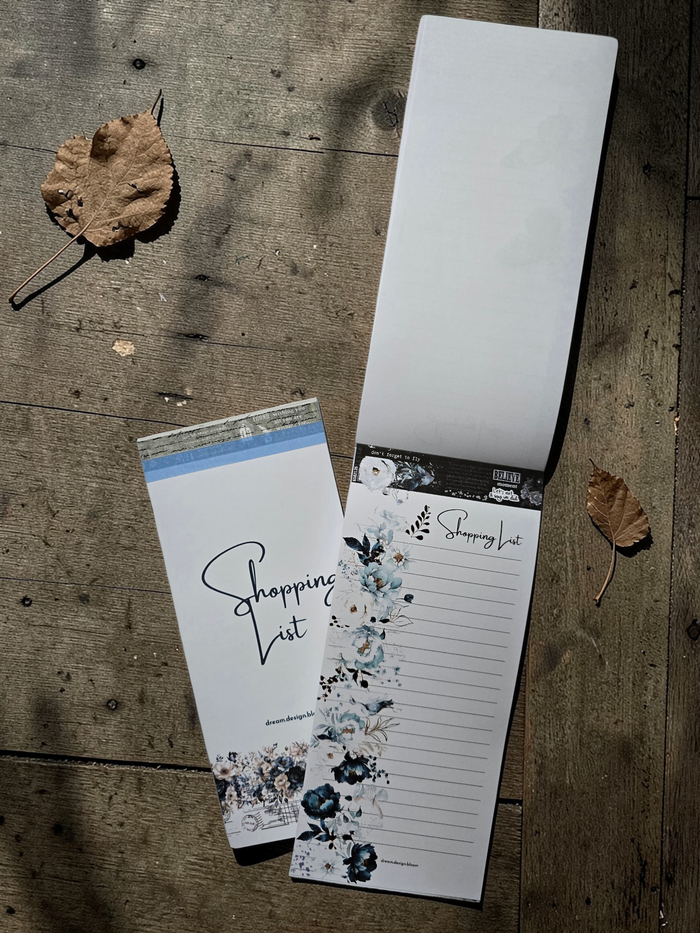 Shopping List Pad | Azure Blooms