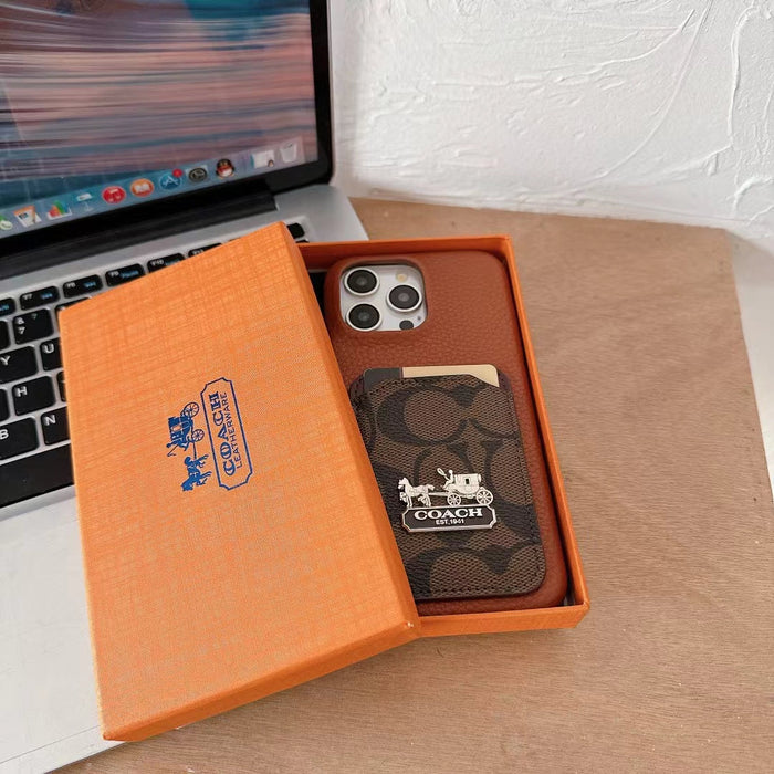 Signature Phone Case with Card Holder - Stylish Protection