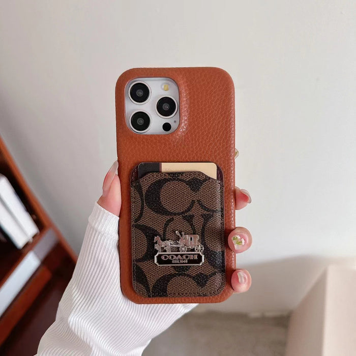 Signature Phone Case with Card Holder - Stylish Protection