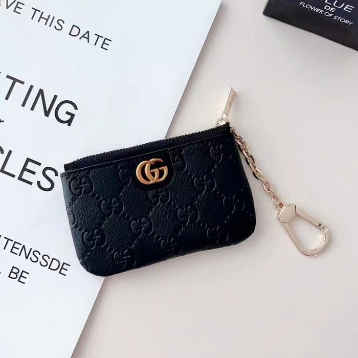 Style Embossed Keychain Wallet