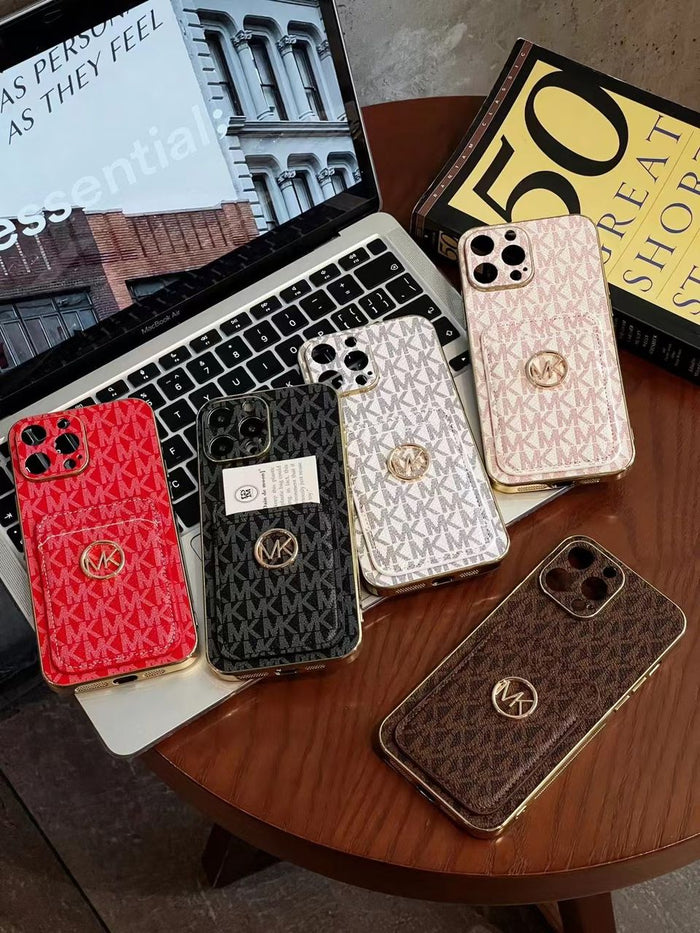 Stylish Monogram Phone Cases with Card Holder
