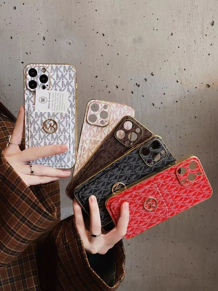 Stylish Monogram Phone Cases with Card Holder