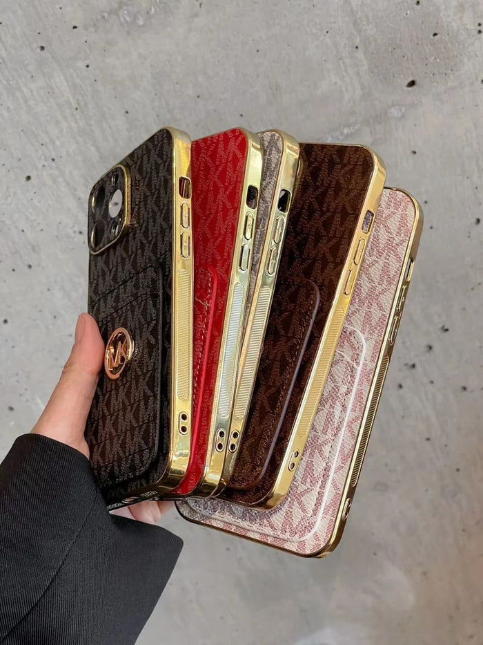 Stylish Monogram Phone Cases with Card Holder