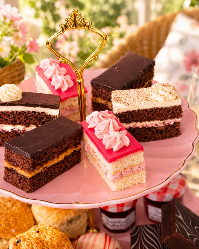 Summertime Afternoon Tea with Prosecco - Patisserie Valerie