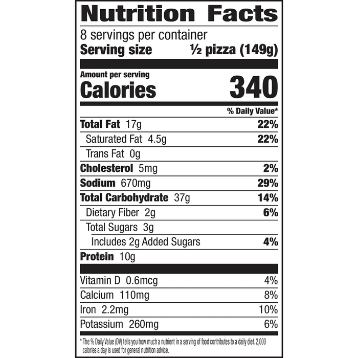 Totino's Party Pizza Pack, Triple Meat, Frozen Pizza, 4 Count