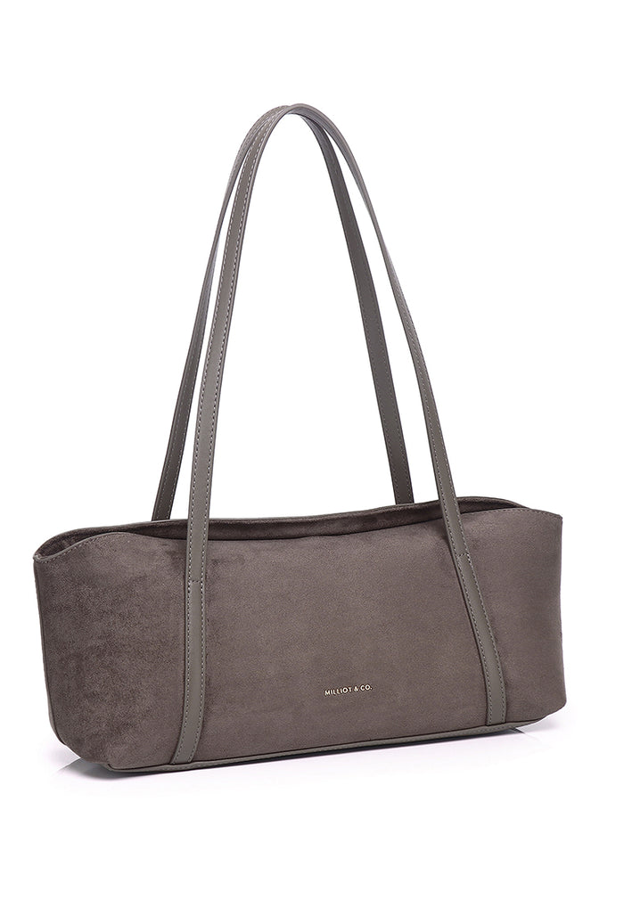 Urban Plush Shoulder Bag (Grey)