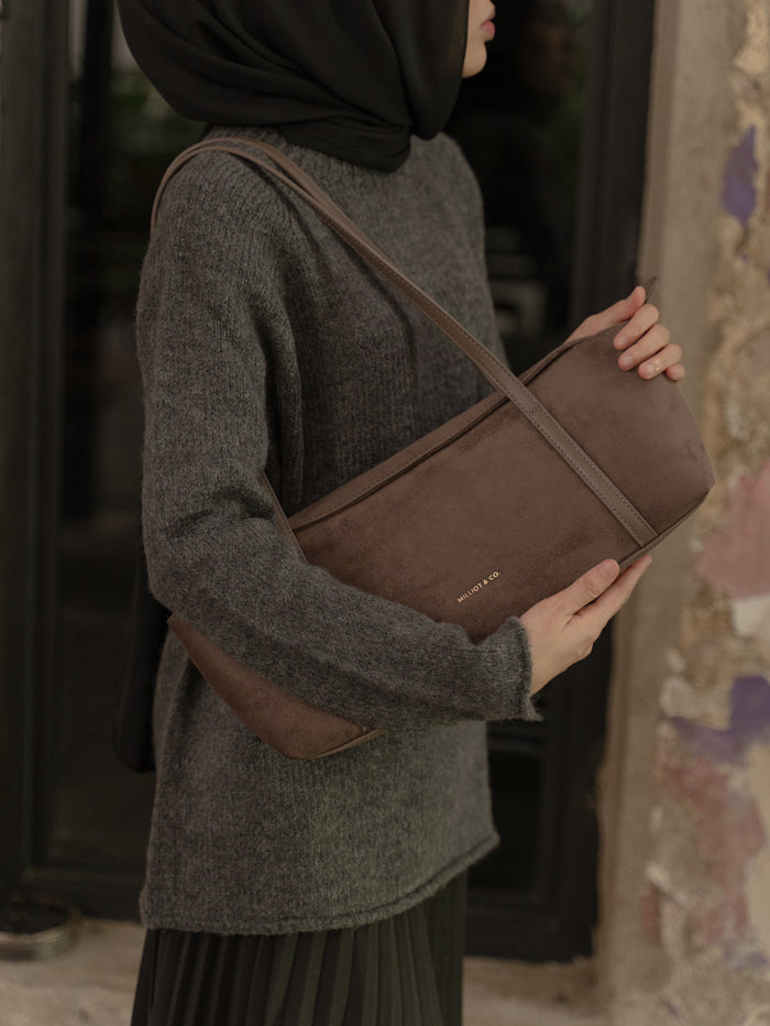 Urban Plush Shoulder Bag (Grey)