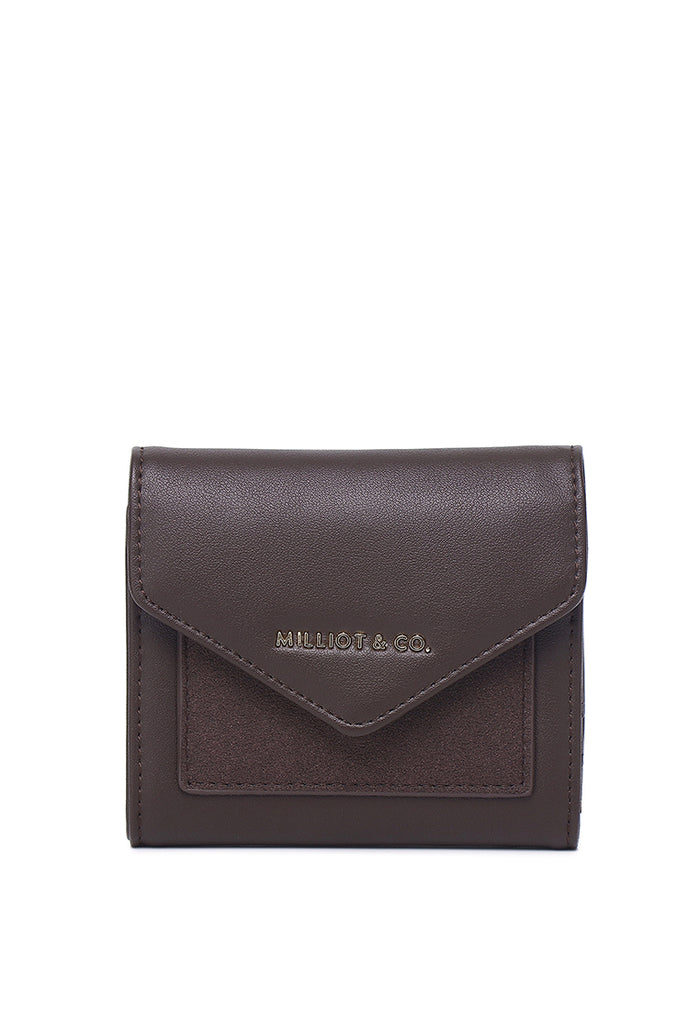 Velvora Mini Envelope Wallet (Coffee)
