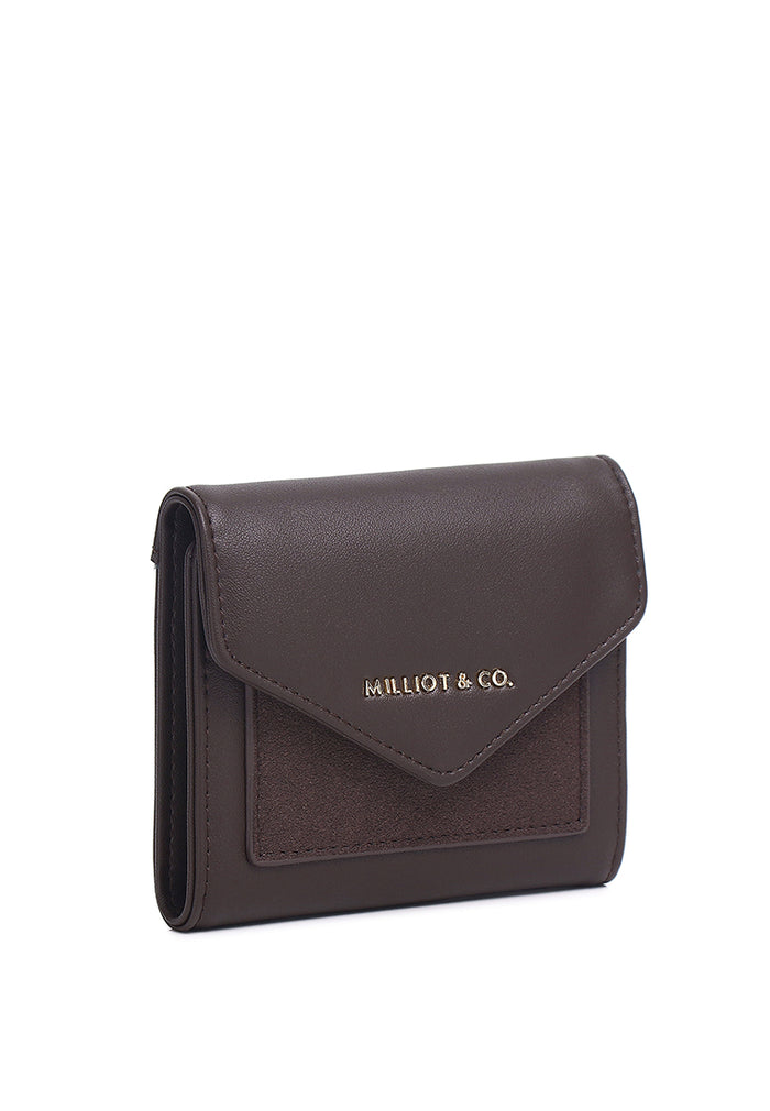 Velvora Mini Envelope Wallet (Coffee)
