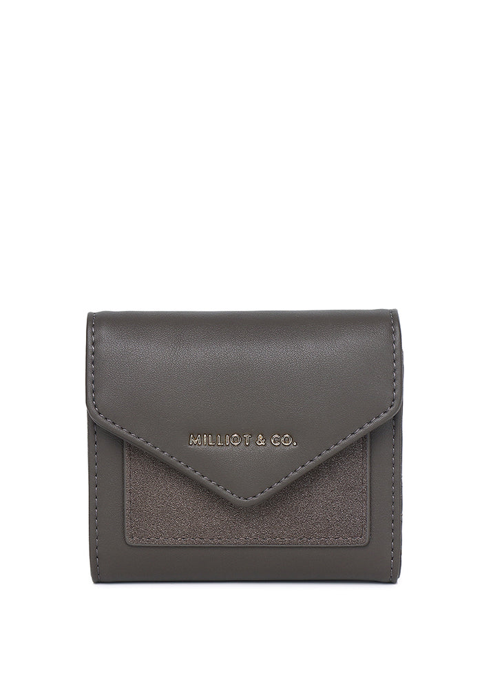 Velvora Mini Envelope Wallet (Grey)