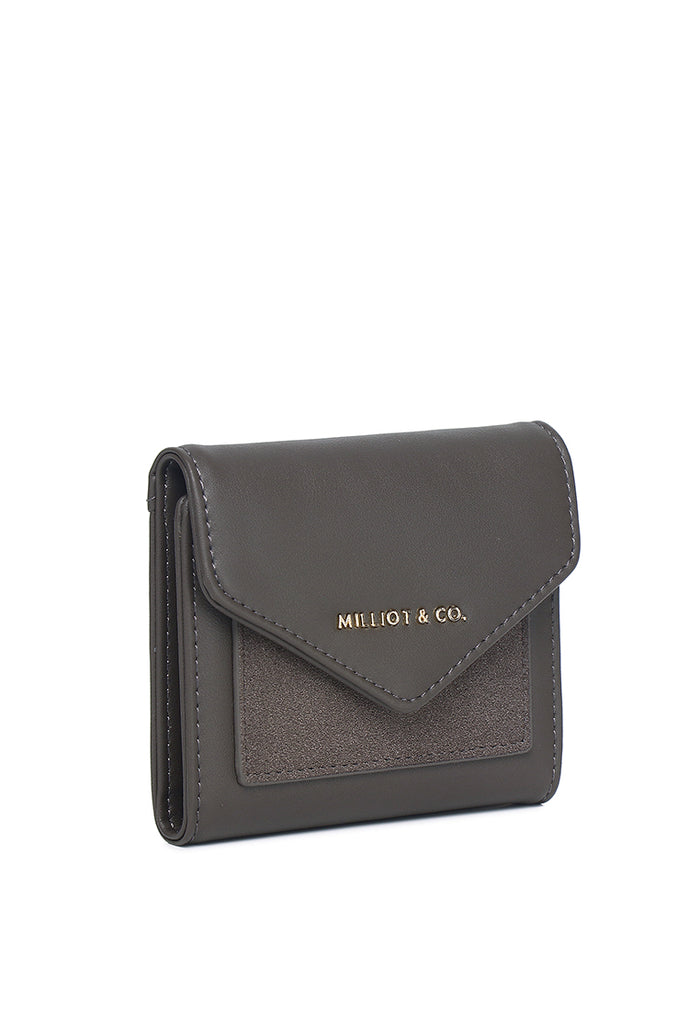 Velvora Mini Envelope Wallet (Grey)