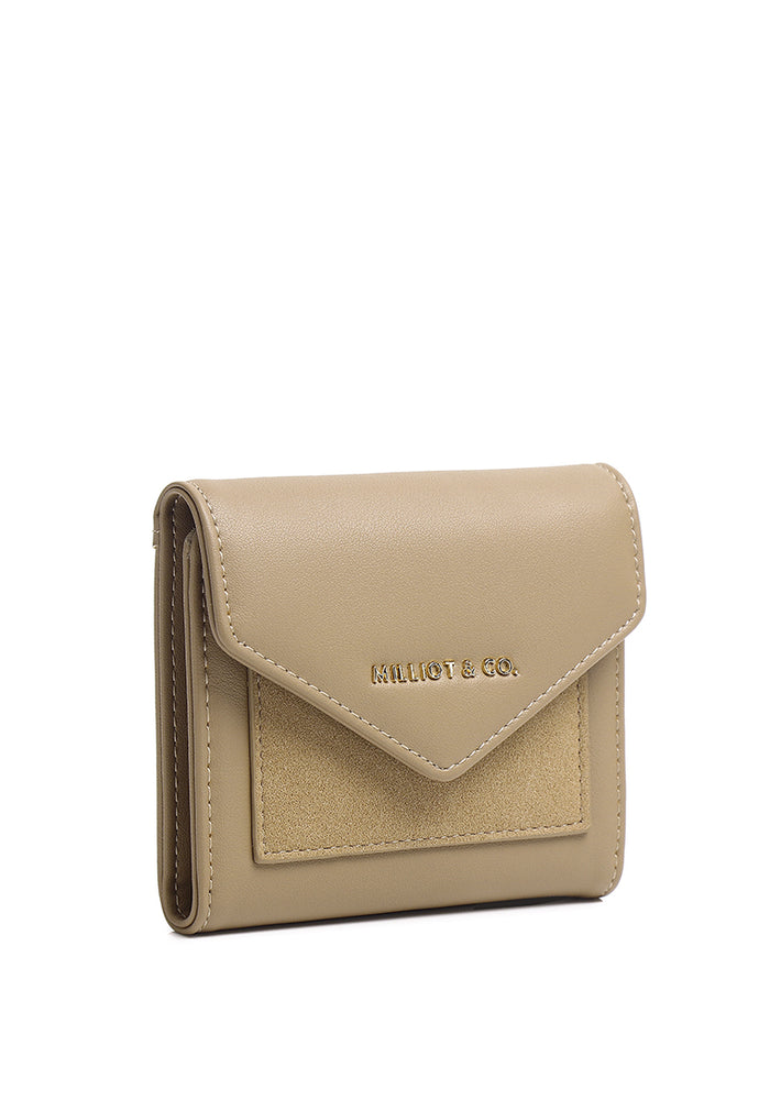 Velvora Mini Envelope Wallet (Khaki)