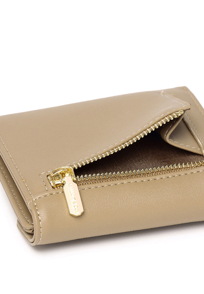 Velvora Mini Envelope Wallet (Khaki)