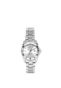 Victoria Silver Stainless Steel Strap Watch V2 (Silver)