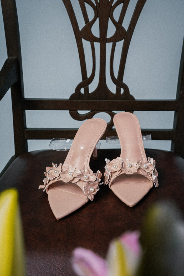 Vivienne Floral Heels (Pink)