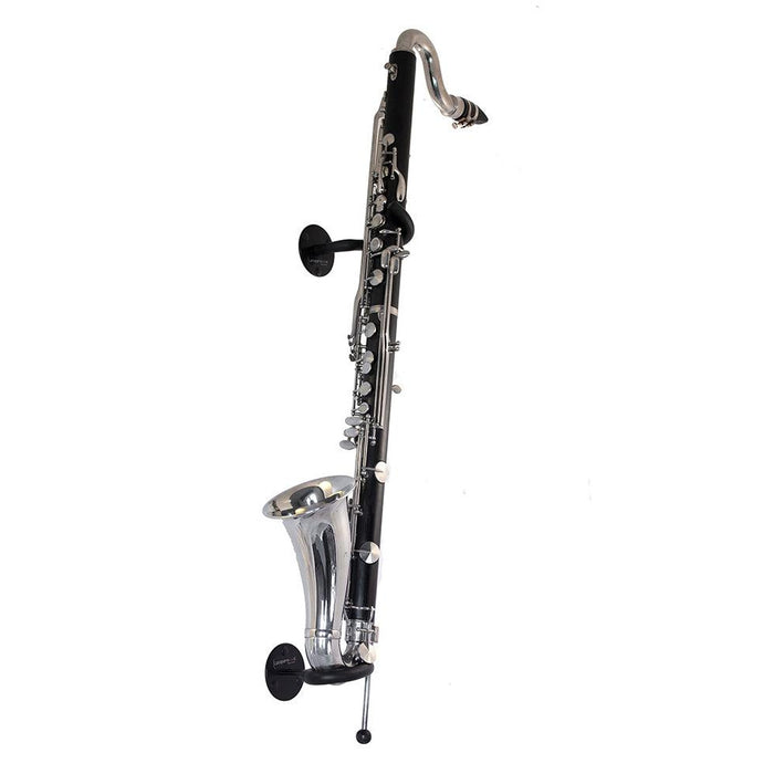 full bassclarinet in 2 part wallmounts by Locoparasaxo