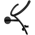 product pic of a black steel wall-mounted stand for French Horn by Locoparasaxo