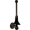 white backdrop with saxophone stand solo on Locoparasaxo wall-mounted stands product pic