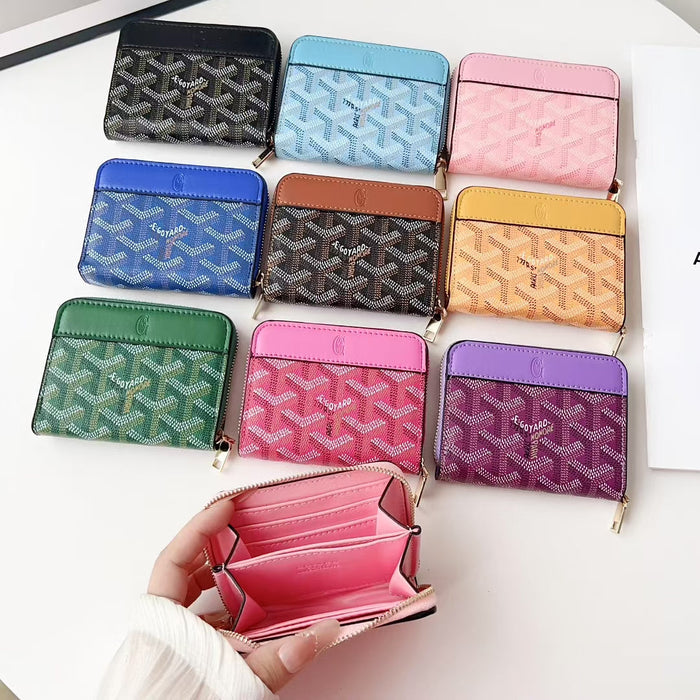 Goyard Wallet Card Holder With ZIP