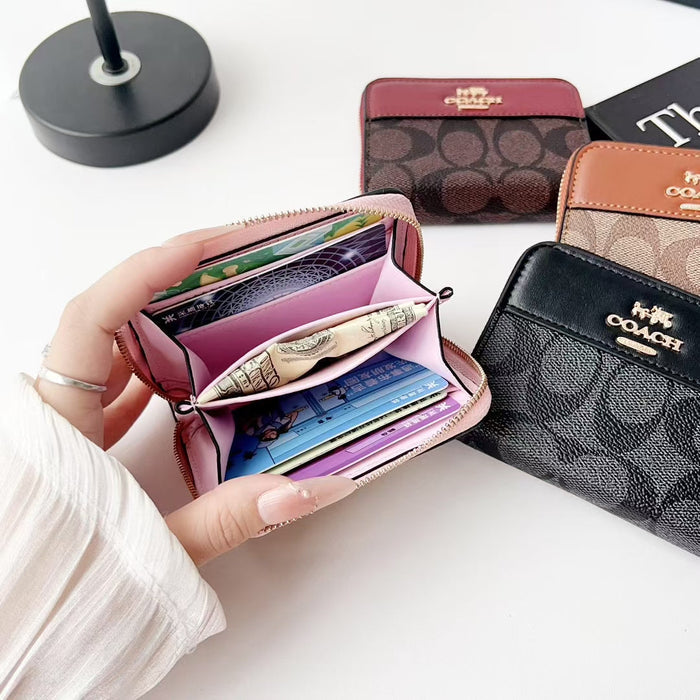 Wallet Card Holder With ZIP