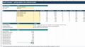 Window cleaning business quote calculator spreadsheet with editable services, job costs and estimated margin.