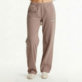 Women Blush Regular Fit Typography Joggers