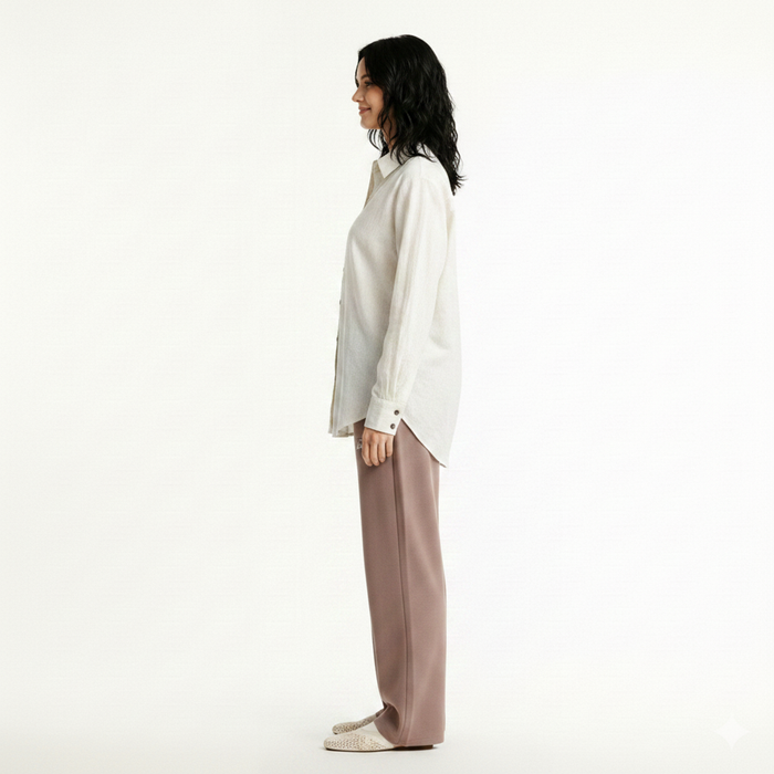 Women Blush Regular Fit Typography Joggers
