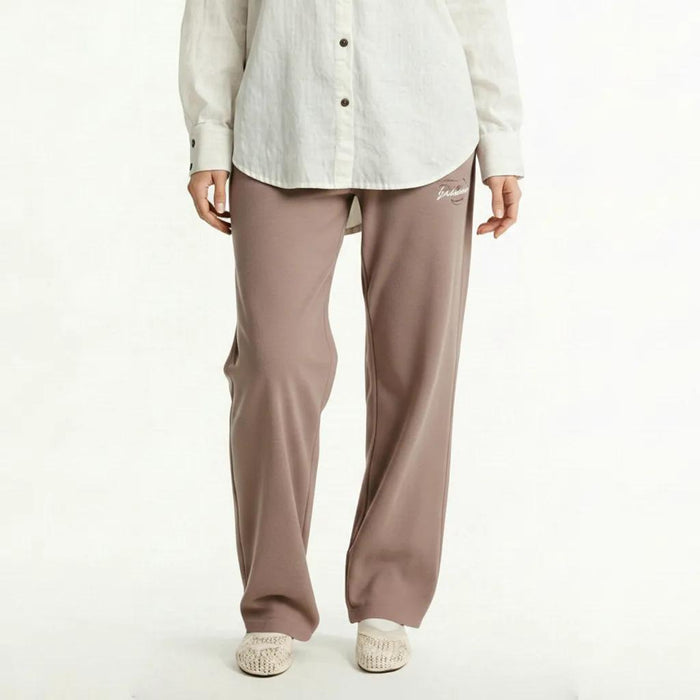 Women Blush Regular Fit Typography Joggers