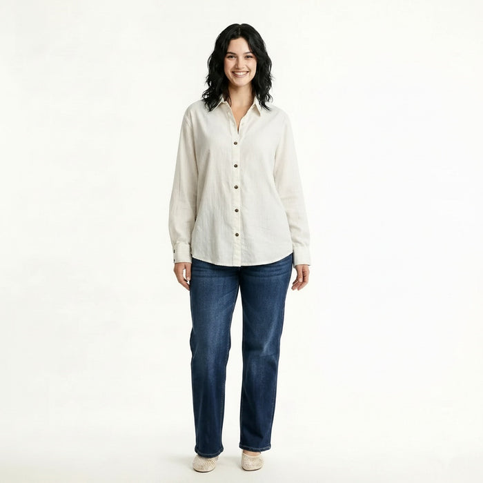 Women Dark Blue Bootcut Mid-Rise Light Fade Stretchable Jeans