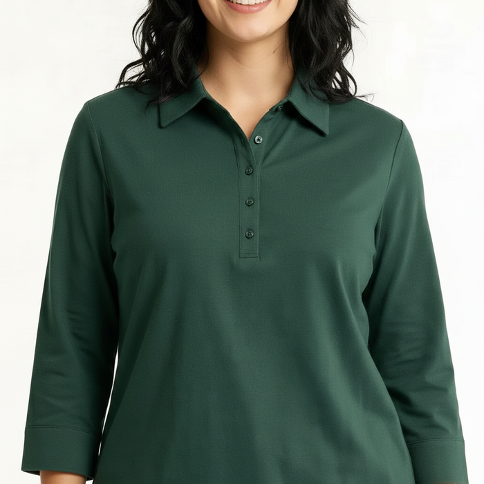 Women Green Cotton Top