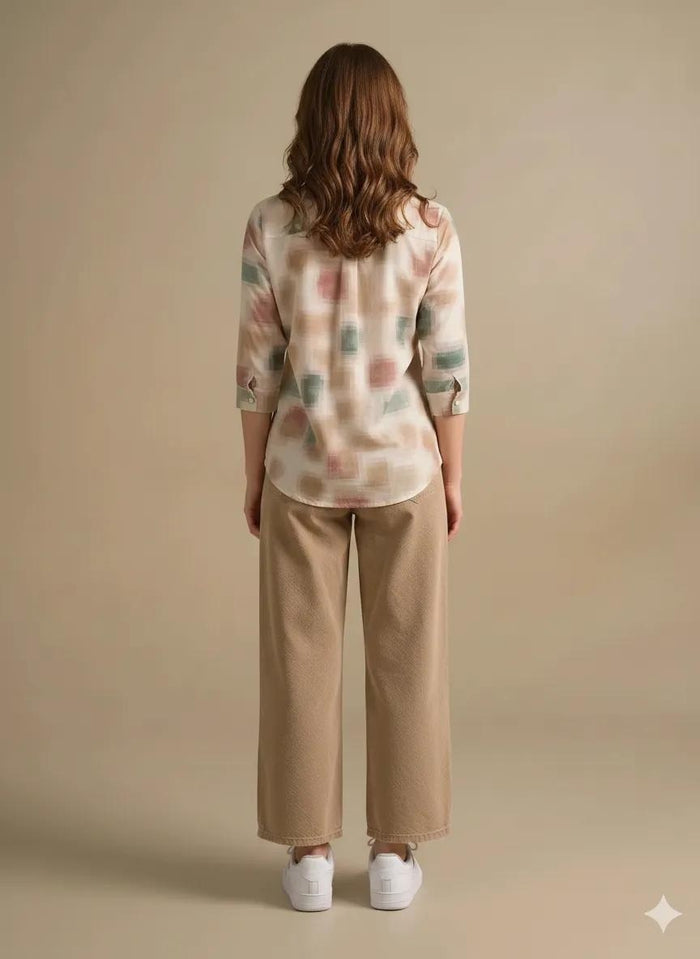 Women Mastic Printed Casual Shirt