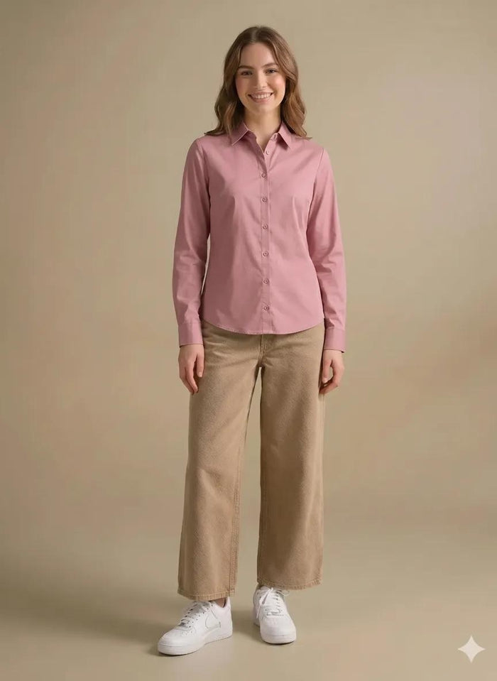 Women  Pink Casual Shirt