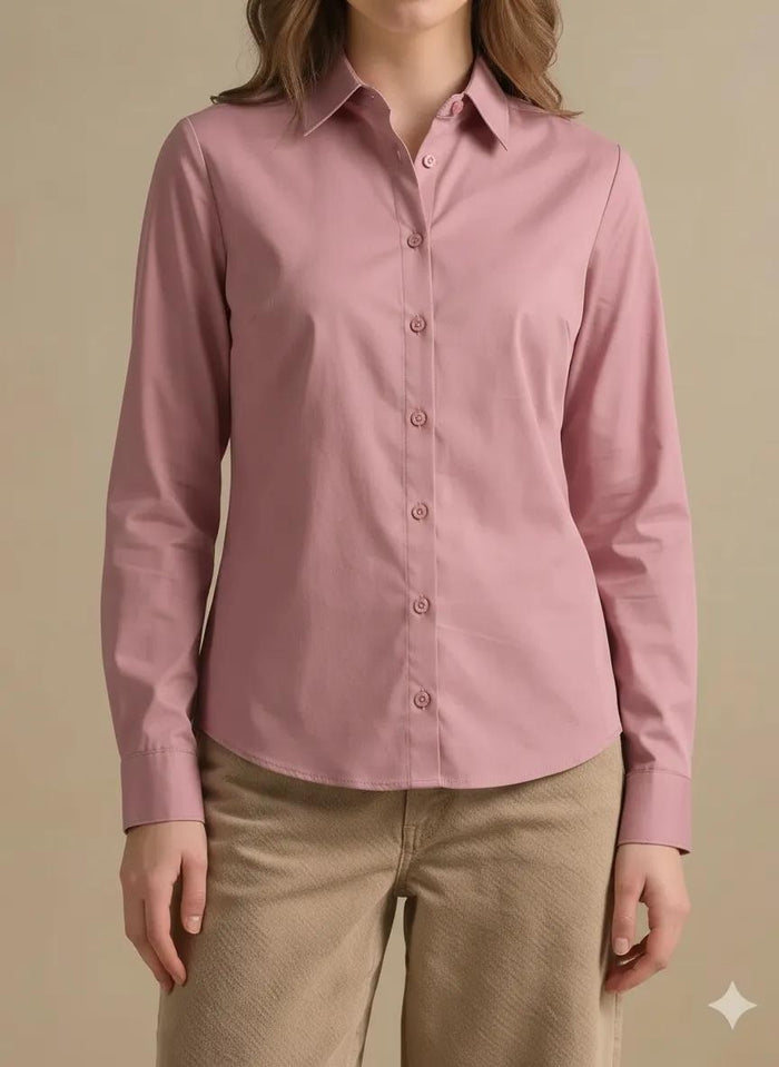 Women  Pink Casual Shirt