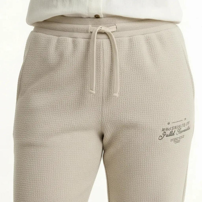 Women Pristine Regular Fit Textured Joggers