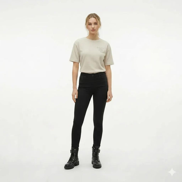 Women Pristine Typography Printed T-shirt