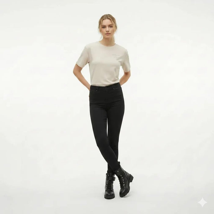 Women Pristine Typography Printed T-shirt